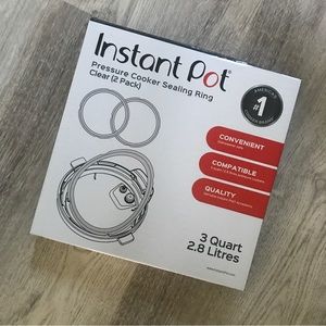 3 Qt Instant Pot Replacement Rings (2), Clear